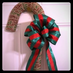 Candy Cane Wreath